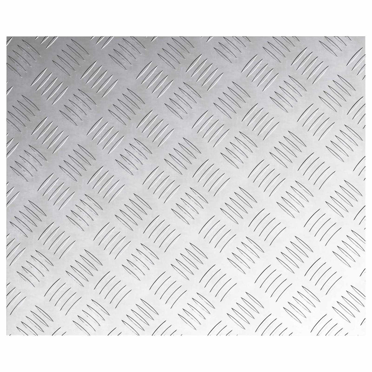 Stepenica Pravokutni 4 pcs Srebrno 60 x 50 cm Aluminij