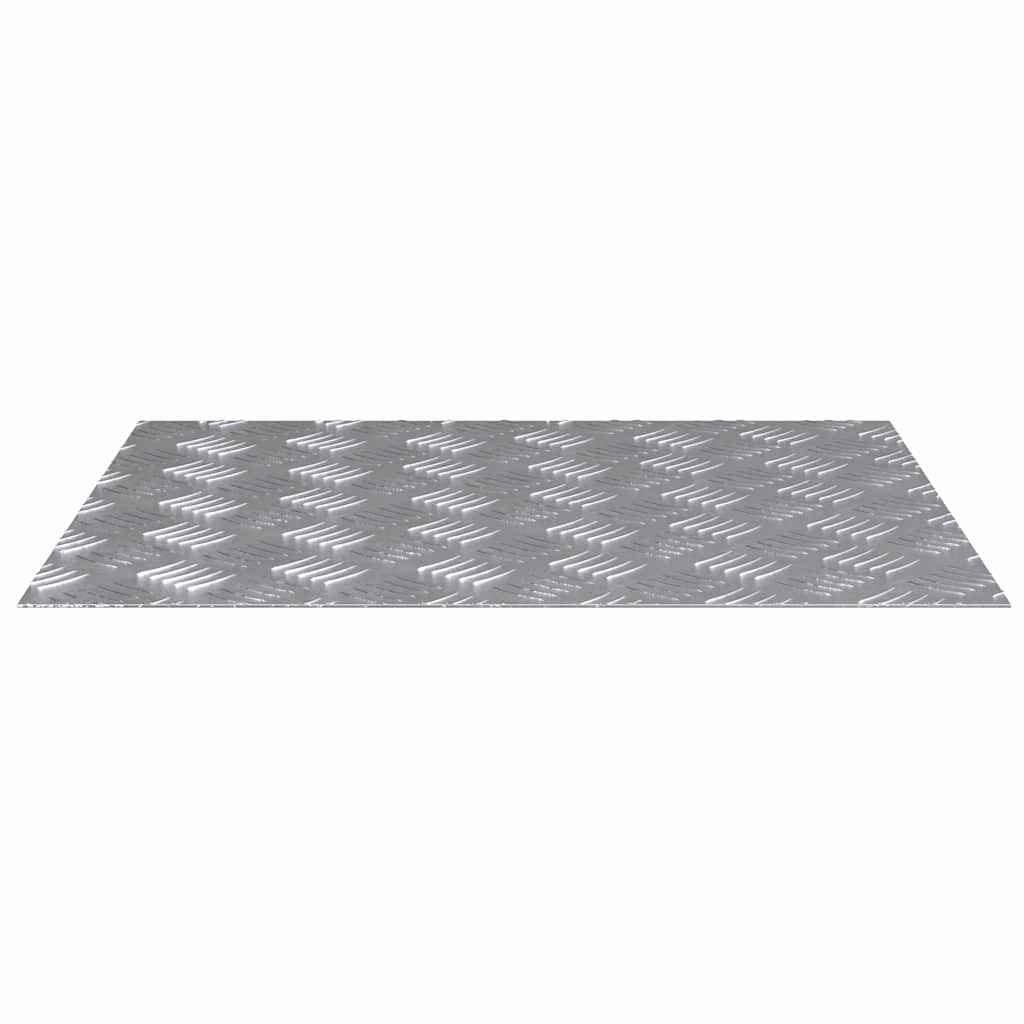 Stepenica Pravokutni 4 pcs Srebrno 60 x 50 cm Aluminij