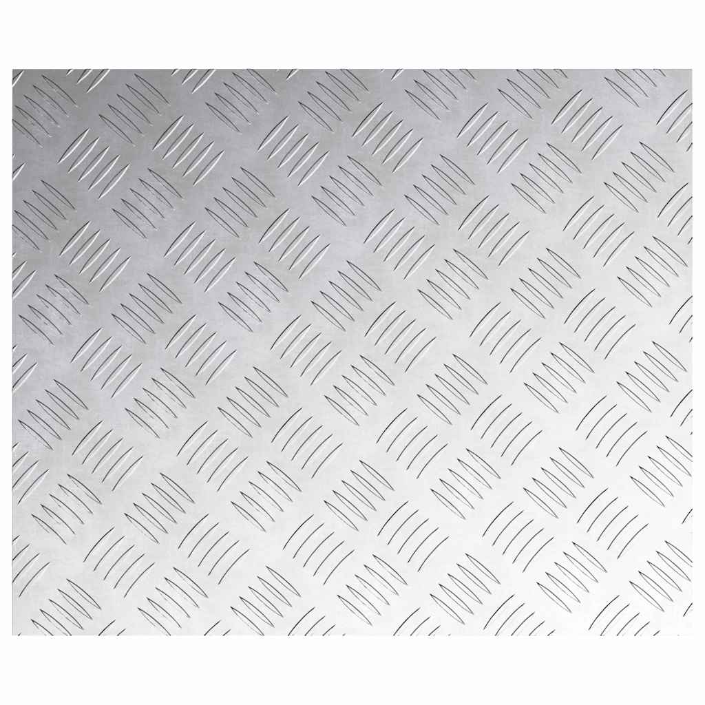 Stepenica Pravokutni 4 pcs Srebrno 60 x 50 cm Aluminij