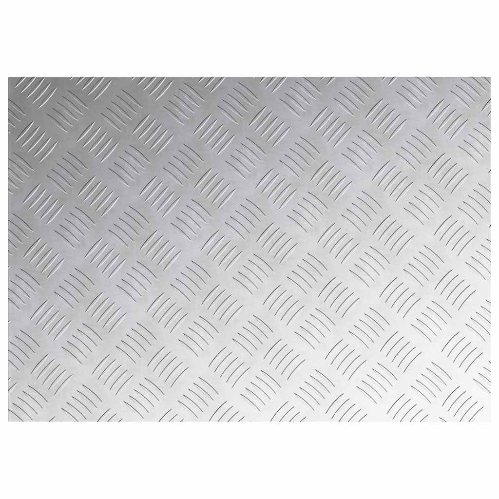 Stepenica Pravokutni 4 pcs Srebrno 70 x 50 cm Aluminij