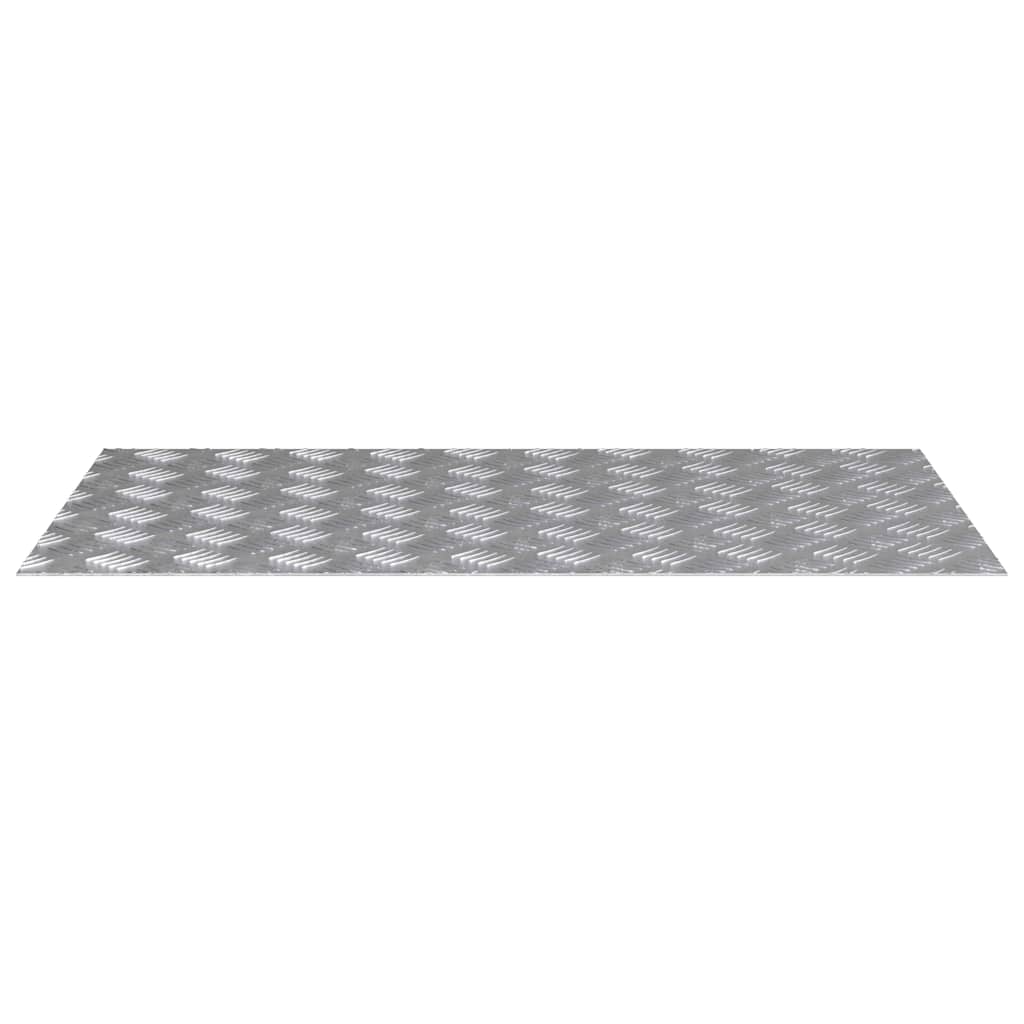 Stepenica Pravokutni 2 pcs Srebrno 90 x 50 cm Aluminij
