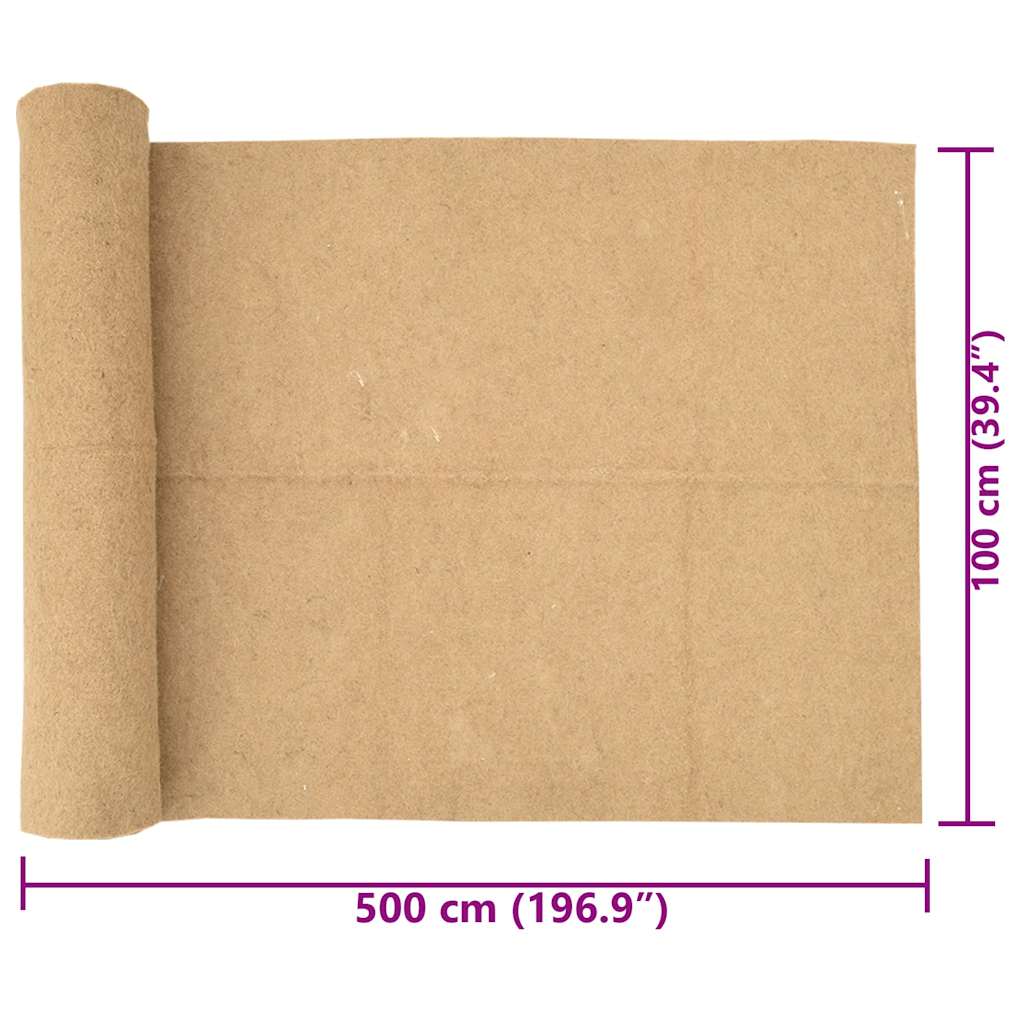 Podloga od konoplje za glodavce 1x5 m 5 mm