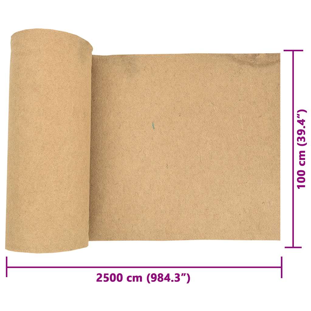 Podloga od konoplje za glodavce 1x25 m 5 mm