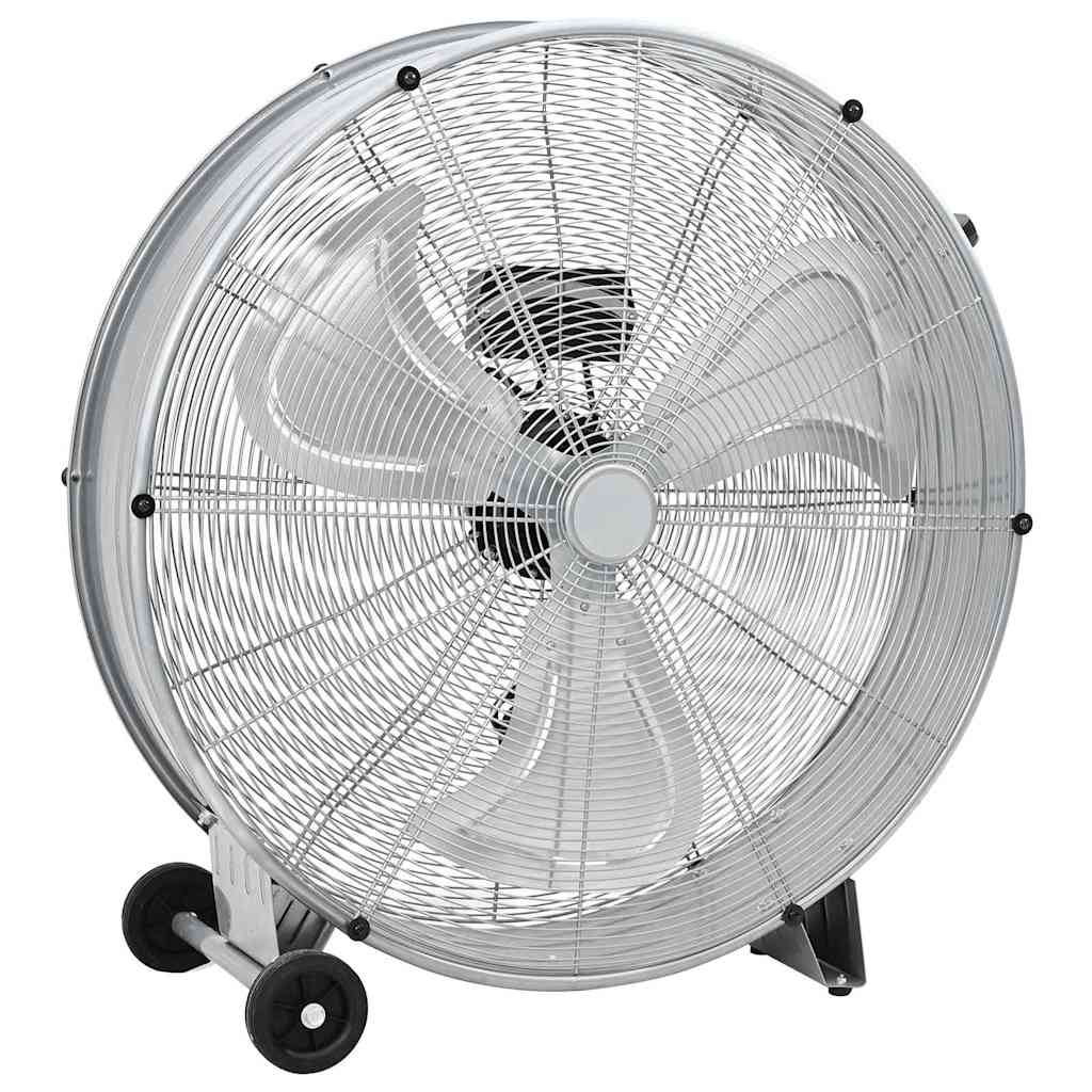 Bubnjasti ventilator s kotačem Srebrno 79 x 37 x 82 cm Aluminij