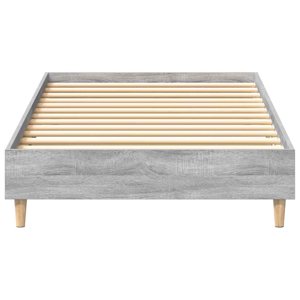 Krevetna konstrukcija Siva Sonoma 203 x 93 x 25 cm