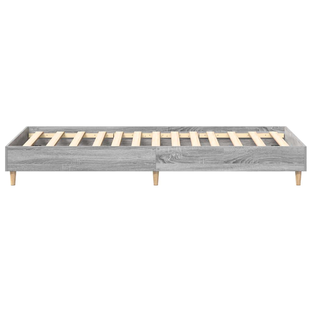 Krevetna konstrukcija Siva Sonoma 203 x 93 x 25 cm