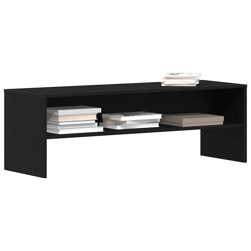 TV ormarić crni hrast 120x40x40 cm konstruirano drvo