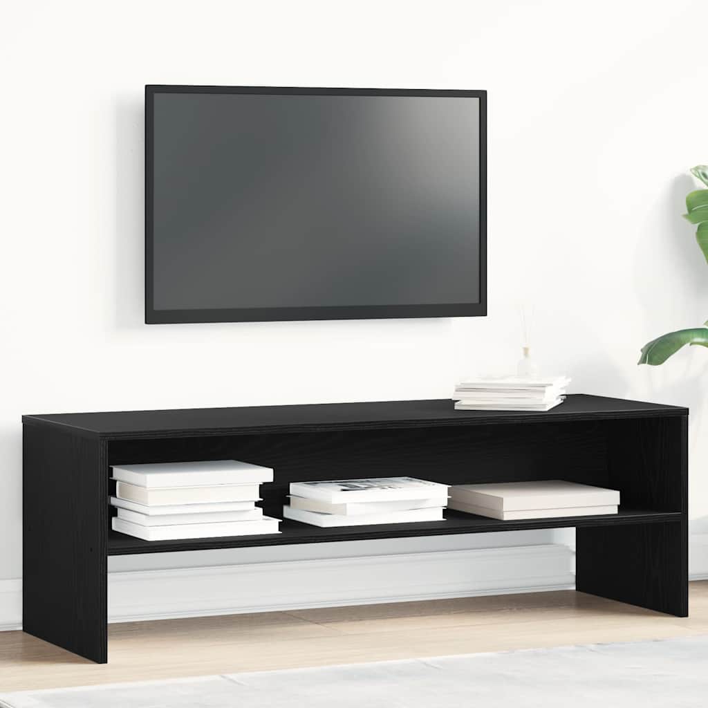 TV ormarić crni hrast 120x40x40 cm konstruirano drvo