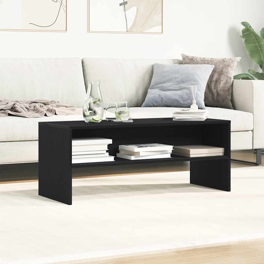 TV ormarić crni hrast 100x40x40 cm konstruirano drvo