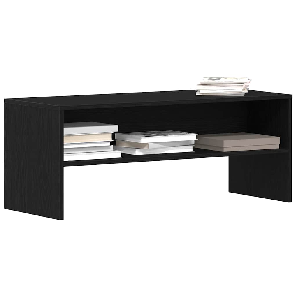 TV ormarić crni hrast 100x40x40 cm konstruirano drvo