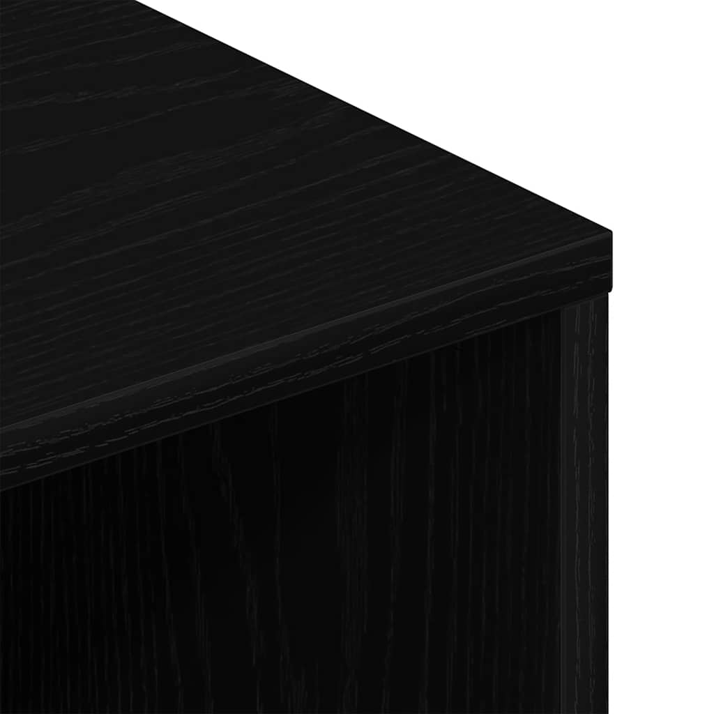 TV ormarić crni hrast 80x40x40 cm konstruirano drvo
