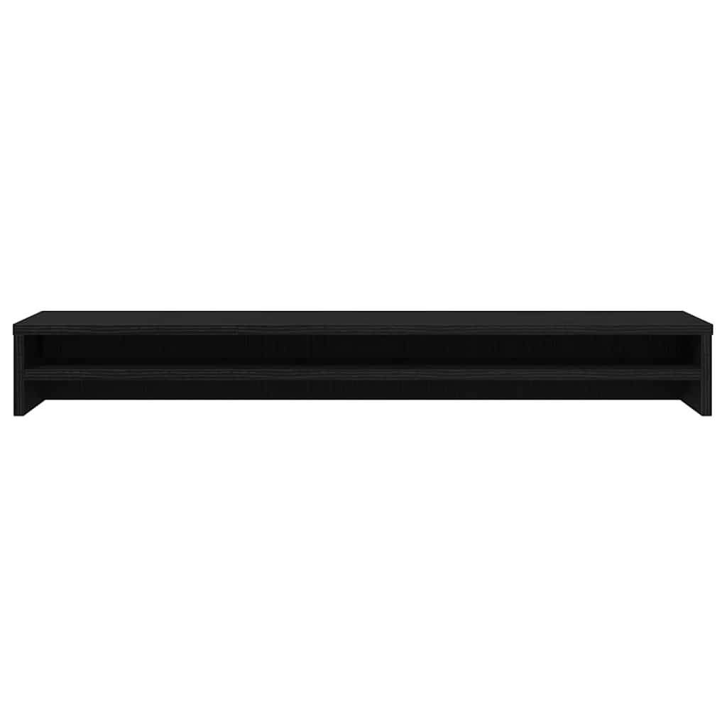 Stalak za monitor Crni hrast 100x24x13 cm Konstruirano drvo