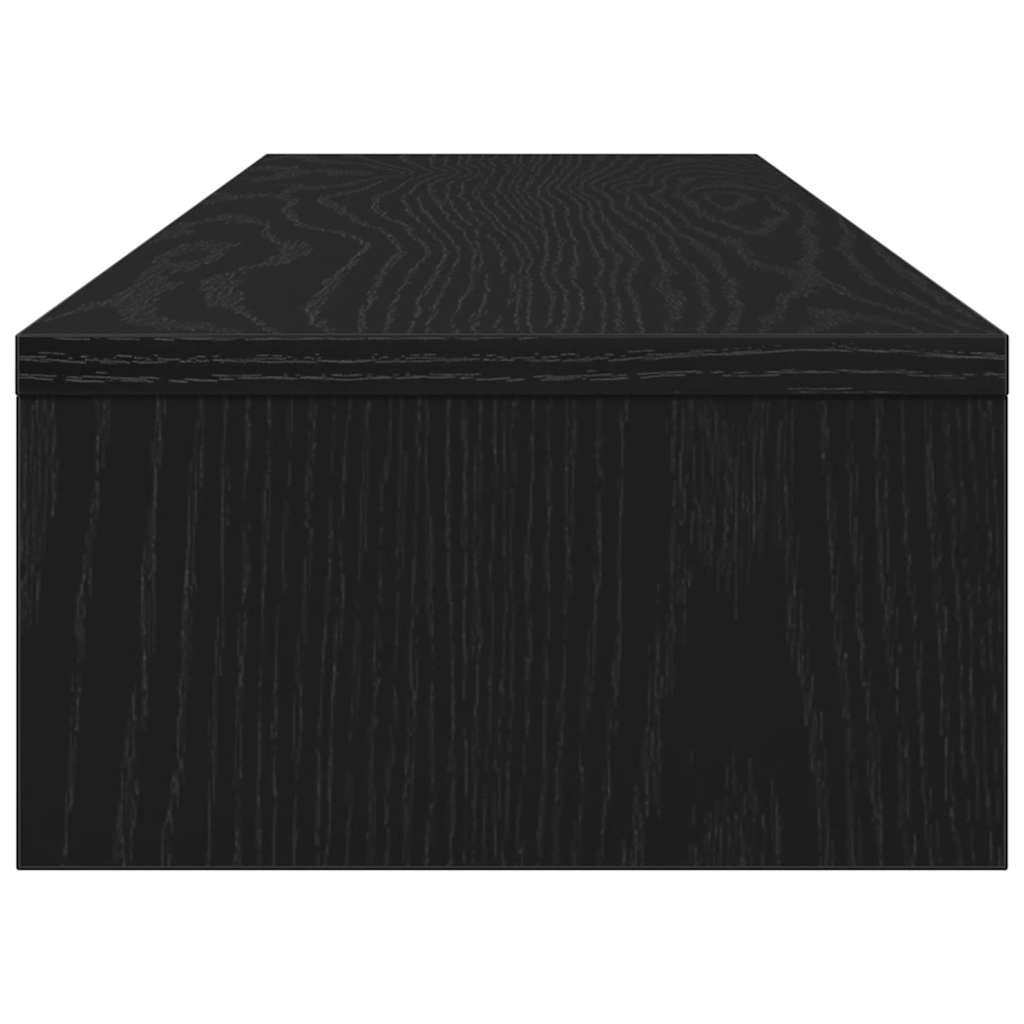 Stalak za monitor Crni hrast 100x24x13 cm Konstruirano drvo