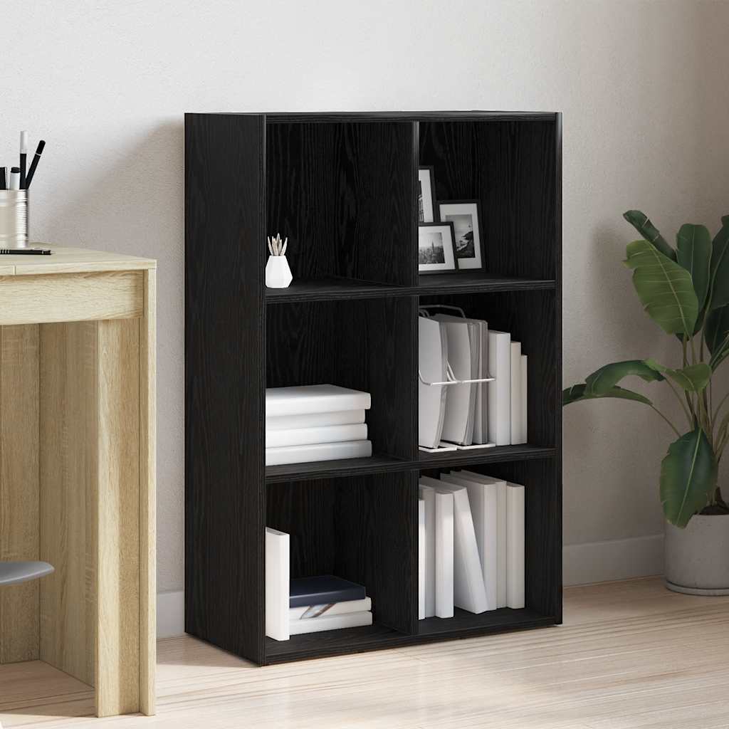 Ormar za knjige crni hrast 66x30x98 cm inženjerski drvo