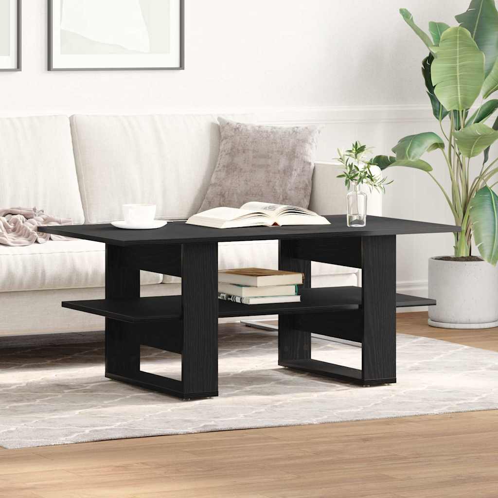Kava Stol Crni hrast 102 x 55 x 42 cm Konstruirano drvo