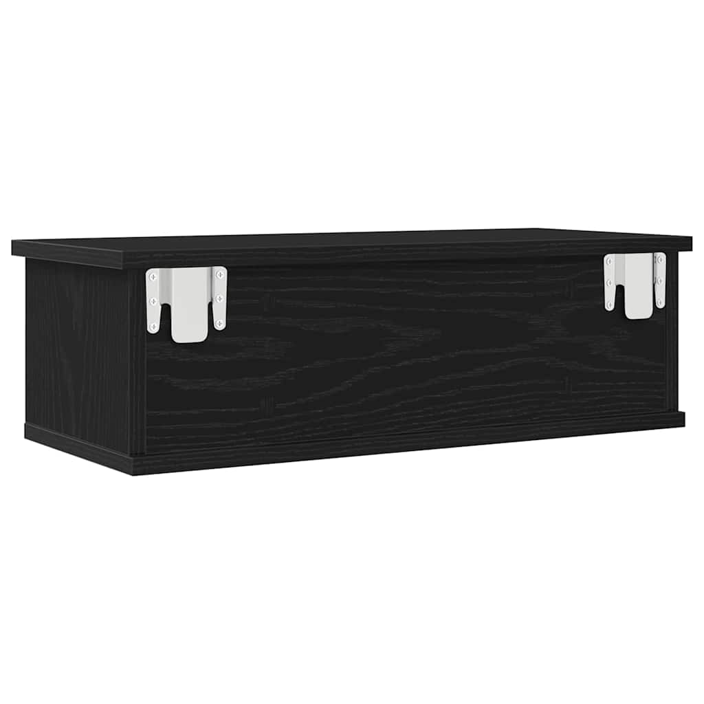 Ormar za Zid Crni hrast 60 x 26 x 18,5 cm Konstruirano drvo