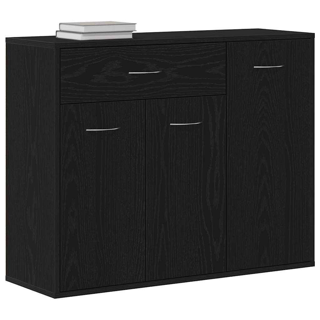 Komoda crni hrast 88x30x70 cm Inženirsko drvo