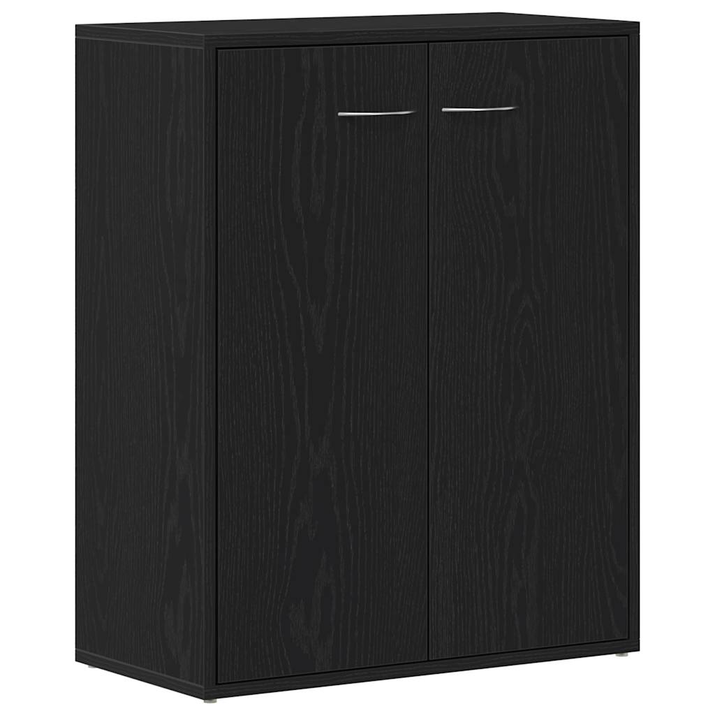Komoda crni hrast 60x30x75 cm Inženirsko drvo