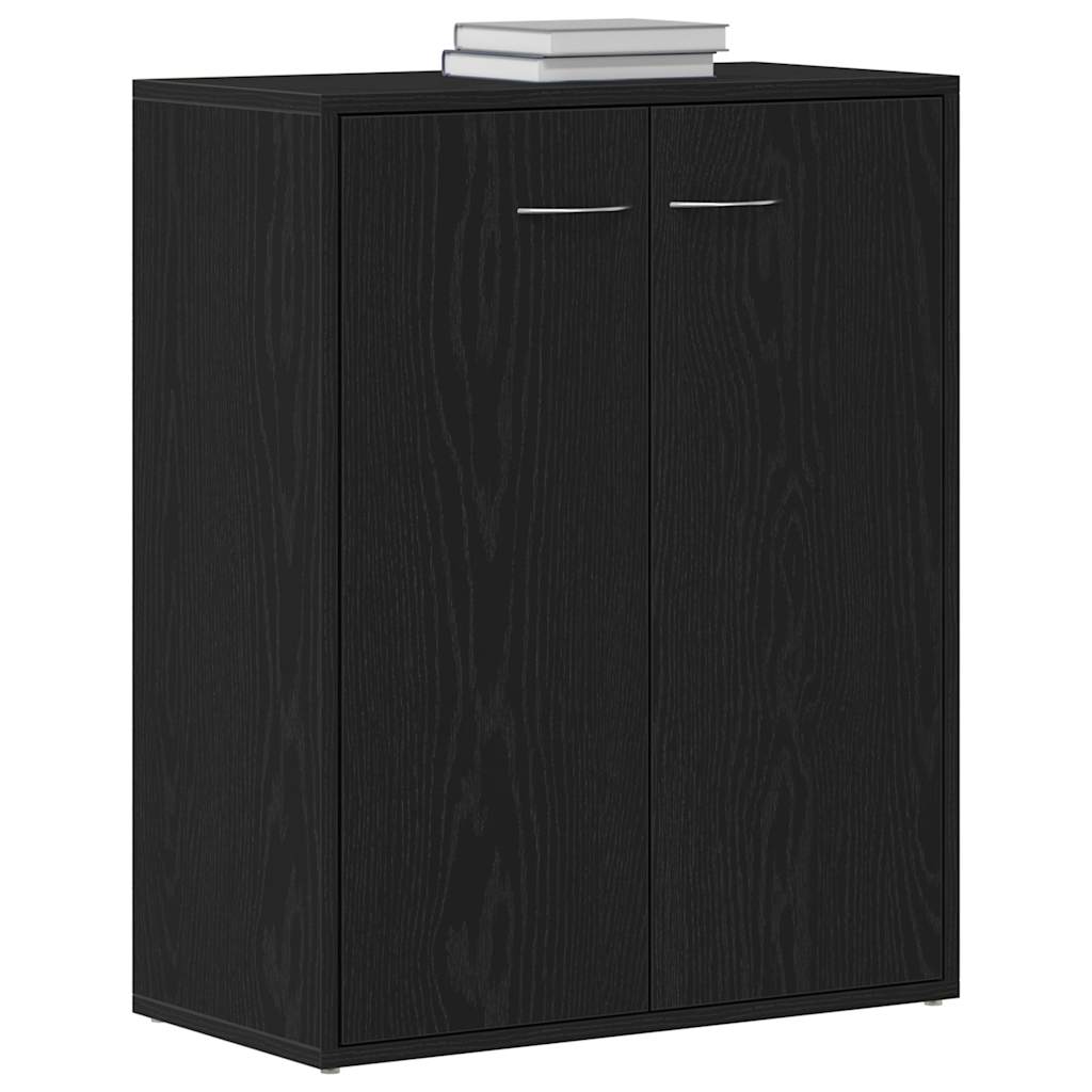 Komoda crni hrast 60x30x75 cm Inženirsko drvo