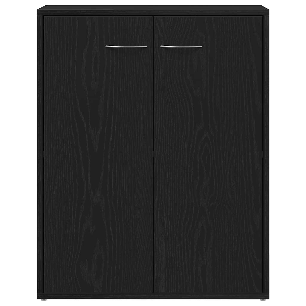 Komoda crni hrast 60x30x75 cm Inženirsko drvo