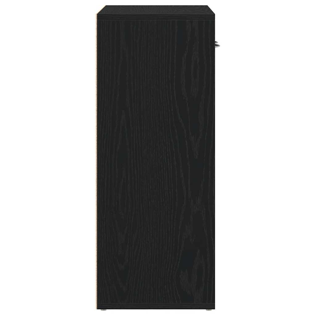 Komoda crni hrast 60x30x75 cm Inženirsko drvo