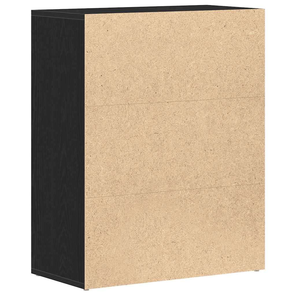 Komoda crni hrast 60x30x75 cm Inženirsko drvo