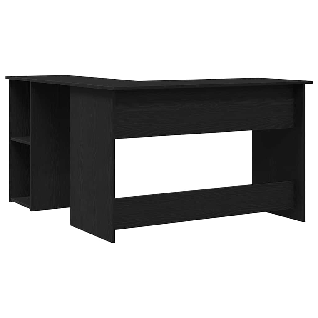 Kutni stol Crni hrast 120 x 140 x 75 cm Konstruirano drvo