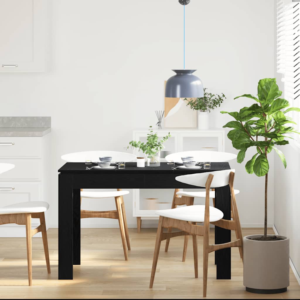 Blagovaonski stol boja hrasta 120x60x76 cm konstruirano drvo