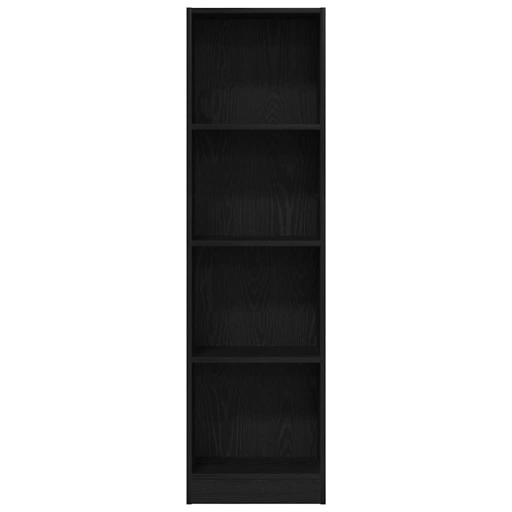 Biblioteka crni hrast 40x24x143 cm Inženirsko drvo