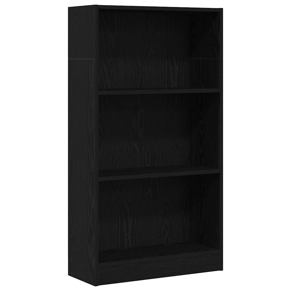 Biblioteka crni hrast 60x24x109 cm Inženirsko drvo