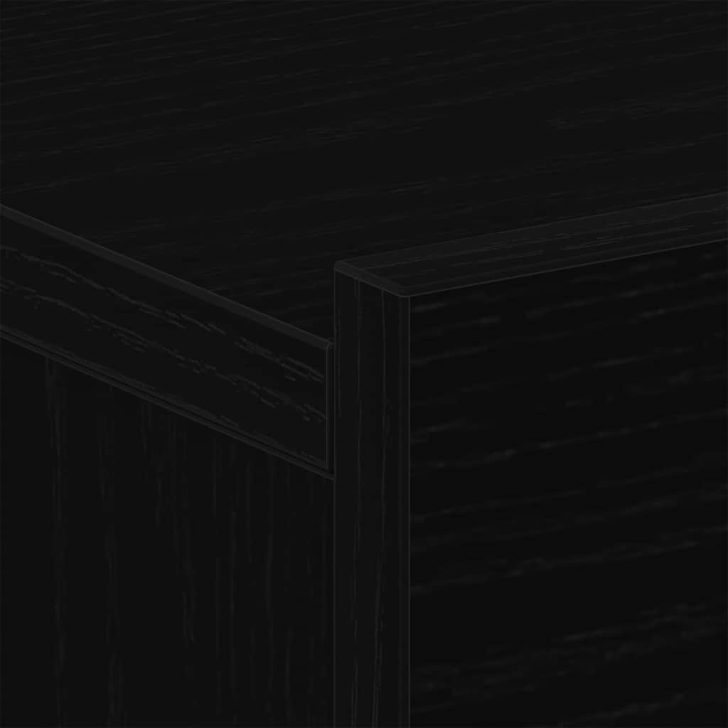 Noćni ormar Crni hrast 40 x 30 x 30 cm Konstruirano drvo