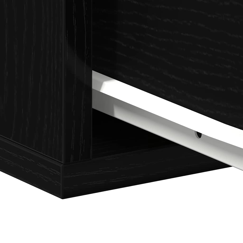 Noćni ormar Crni hrast 40 x 30 x 30 cm Konstruirano drvo
