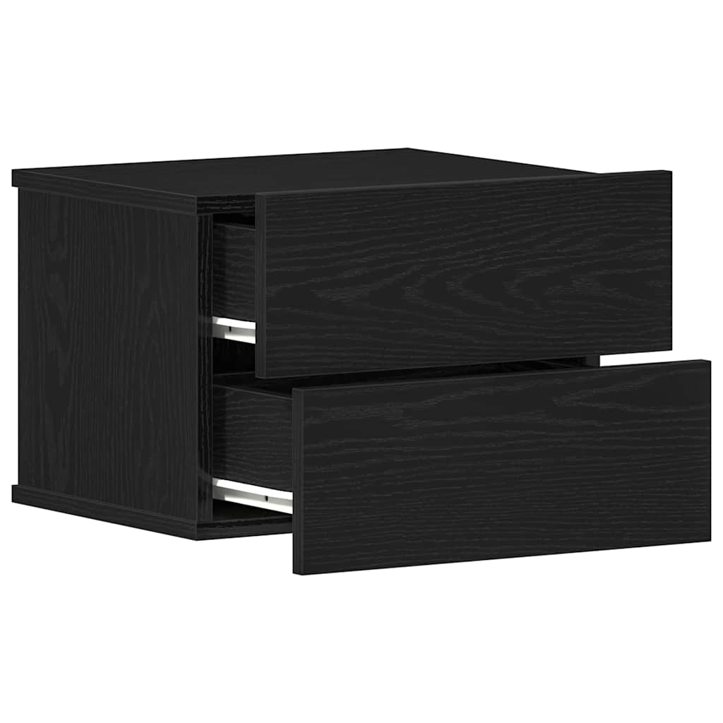 Noćni ormar Crni hrast 40 x 30 x 30 cm Konstruirano drvo