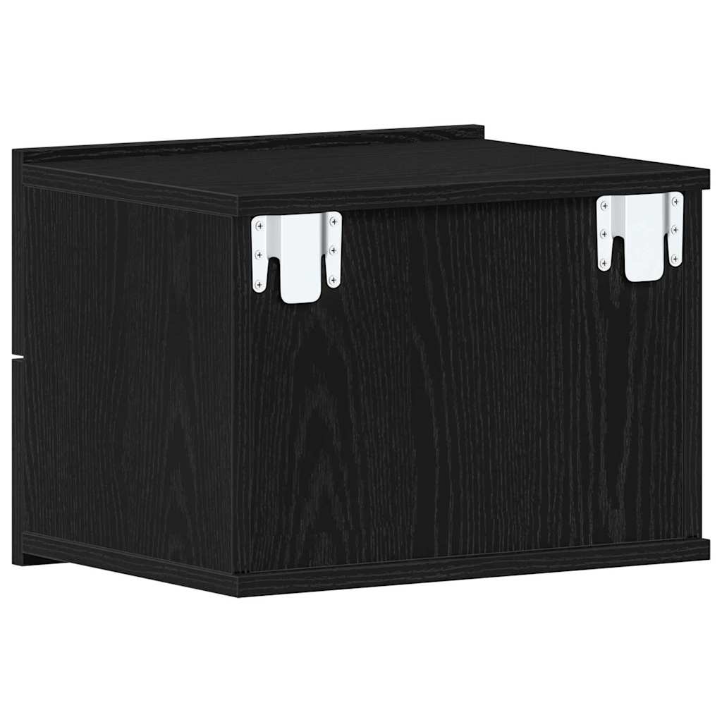 Noćni ormar Crni hrast 40 x 30 x 30 cm Konstruirano drvo