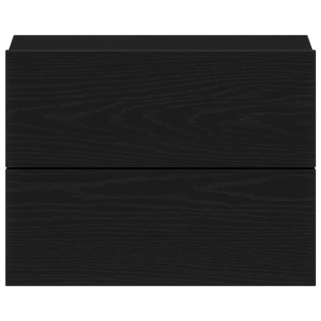Noćni ormar Crni hrast 40 x 30 x 30 cm Konstruirano drvo