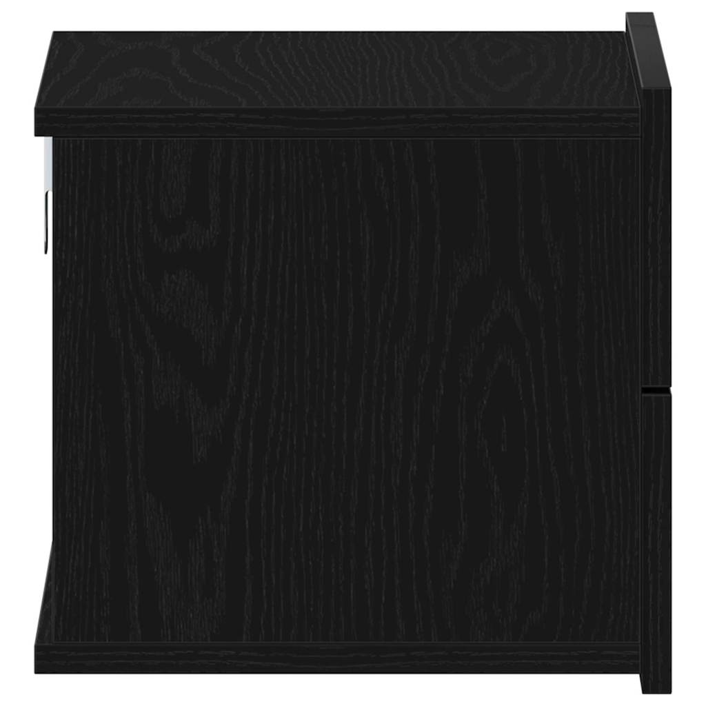 Noćni ormar Crni hrast 40 x 30 x 30 cm Konstruirano drvo