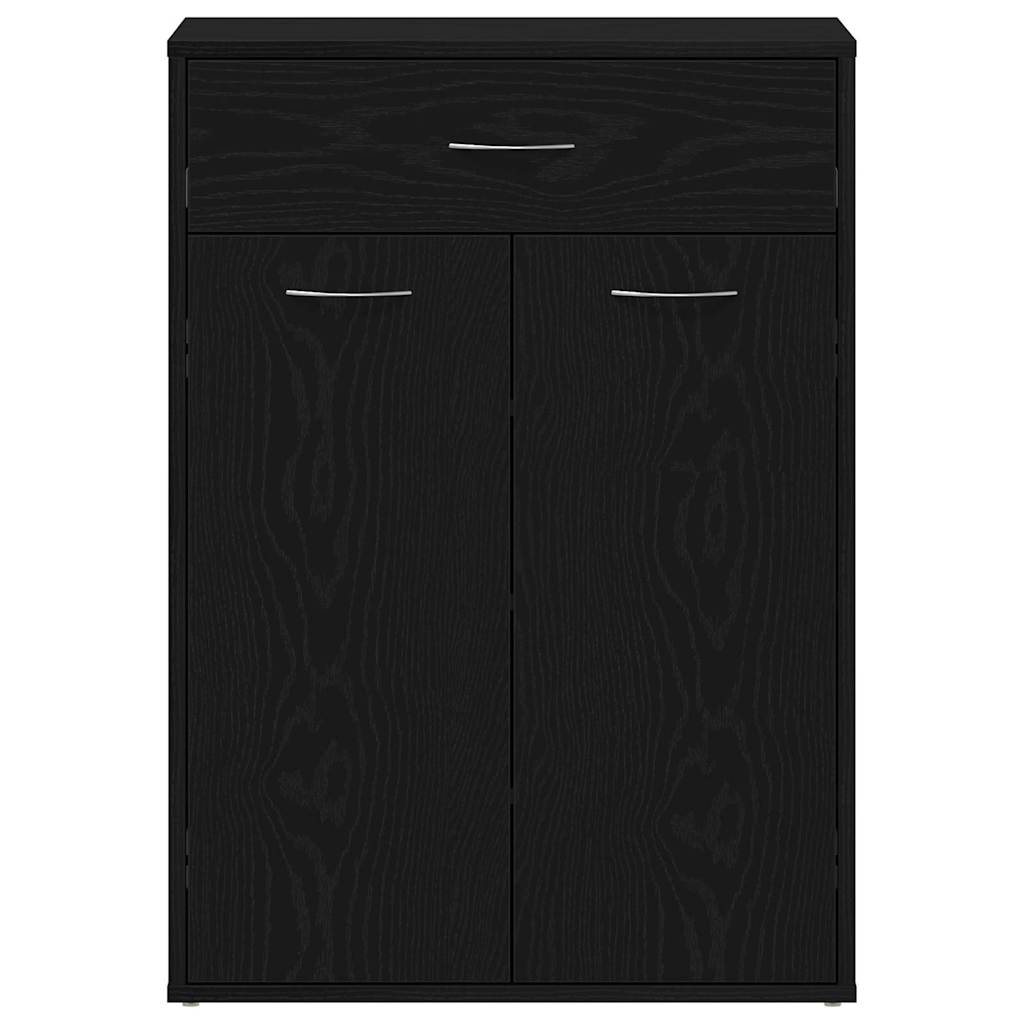 Polica za cipele Crni hrast 60 x 35 x 84 cm Konstruirano drvo