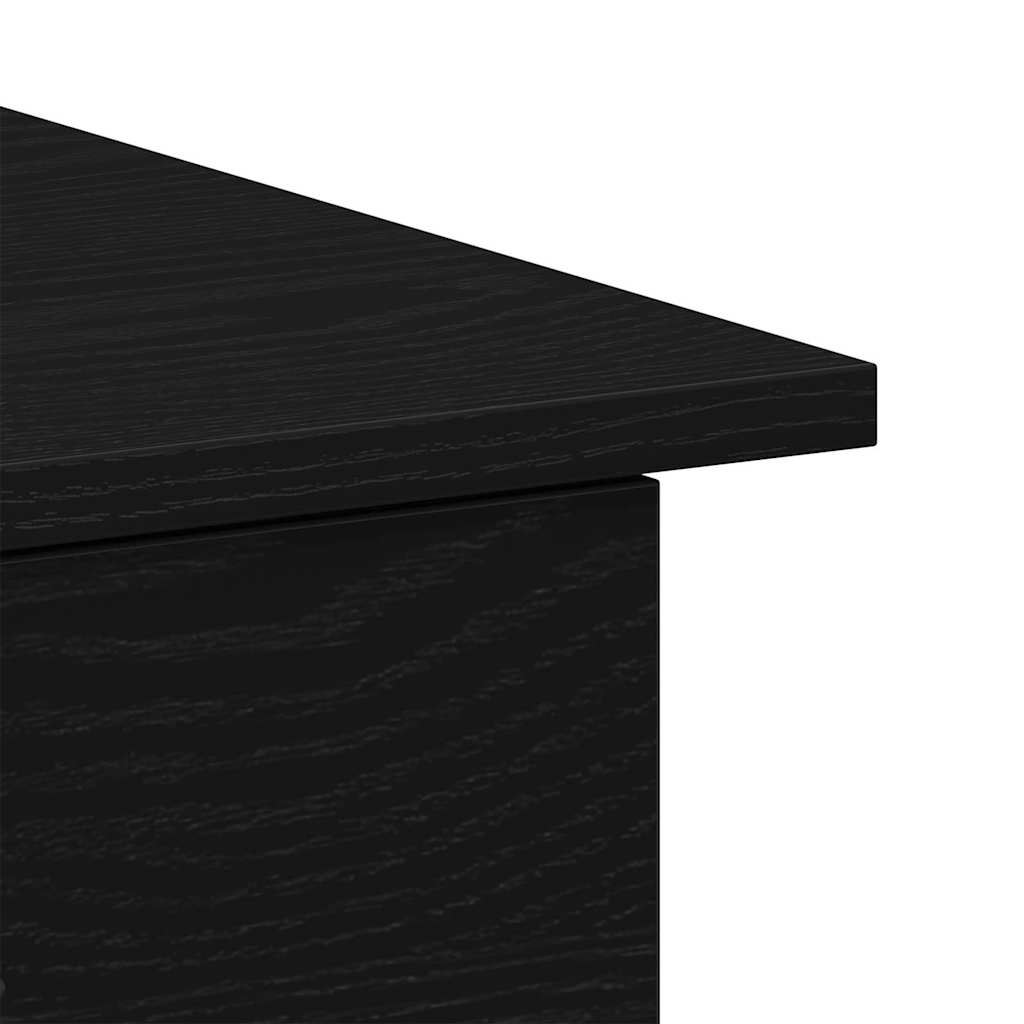 Stol s ladicama Crni hrast 100 x 50 x 76 cm Konstruirano drvo
