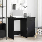 Stol s ladicama Crni hrast 100 x 50 x 76 cm Konstruirano drvo