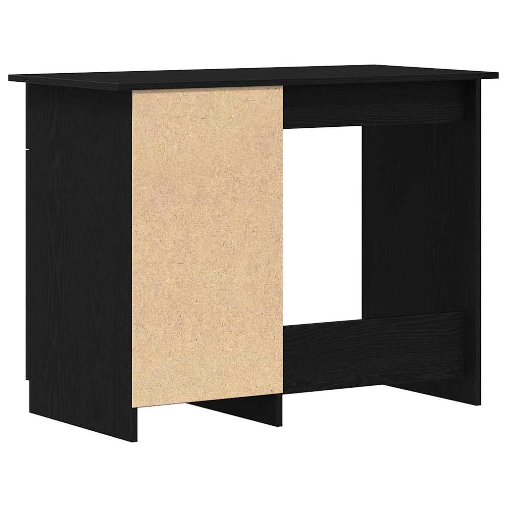 Stol s ladicama Crni hrast 100 x 50 x 76 cm Konstruirano drvo