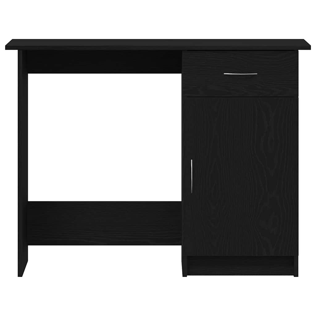 Stol s ladicama Crni hrast 100 x 50 x 76 cm Konstruirano drvo