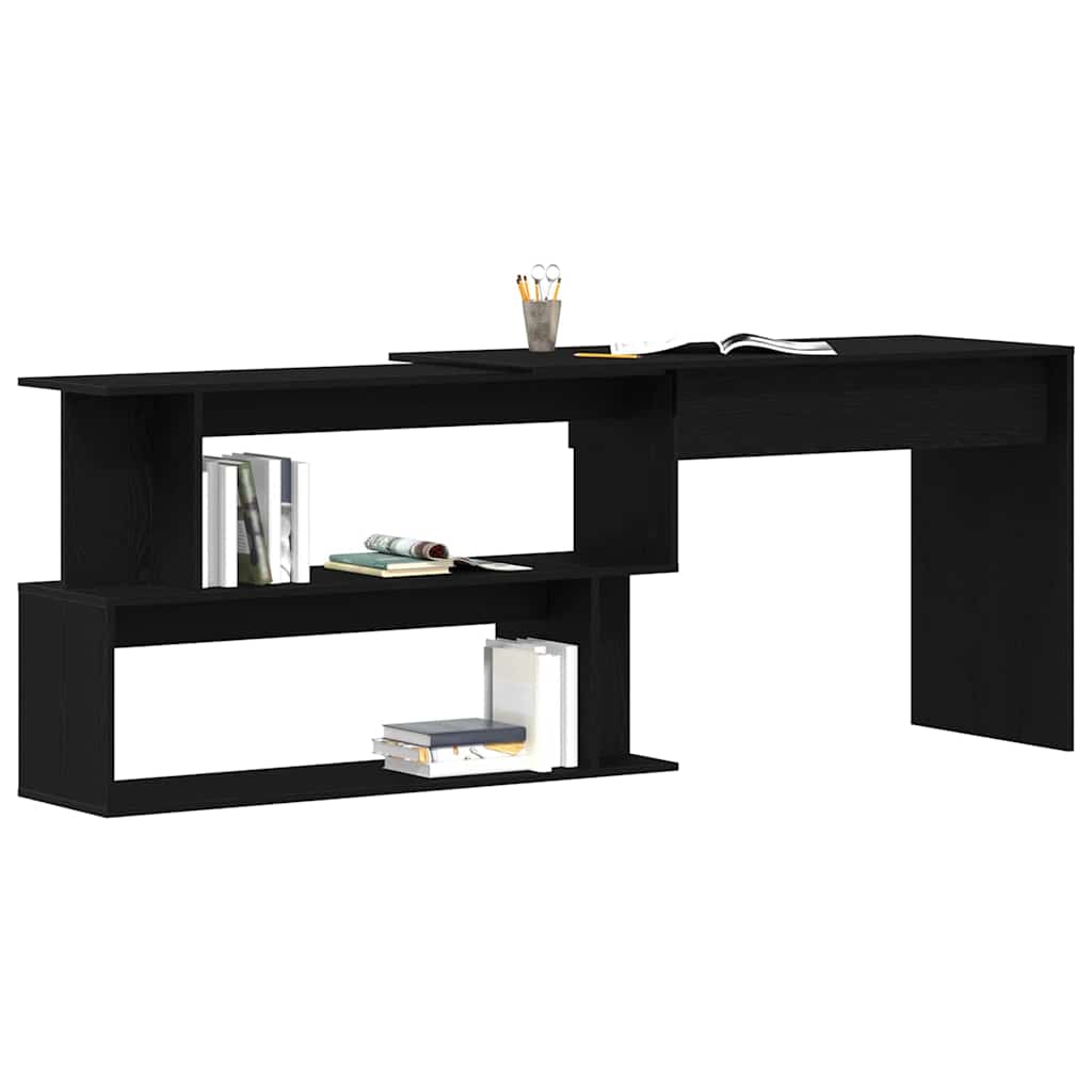 Stol Crni hrast 200 x 50 x 76 cm Konstruirano drvo