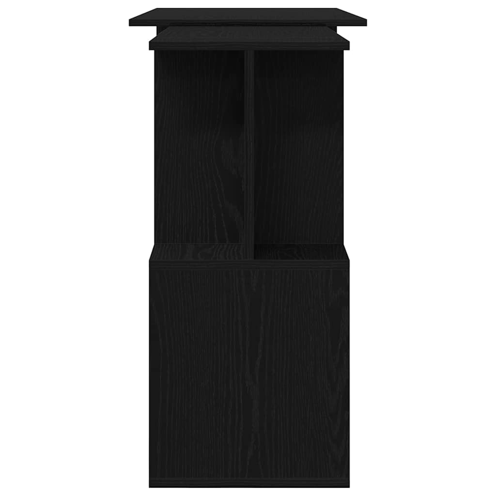 Stol Crni hrast 200 x 50 x 76 cm Konstruirano drvo