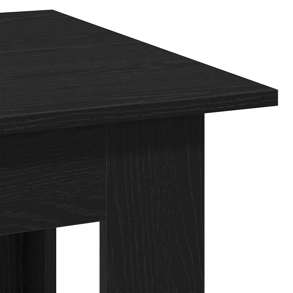 Kava Stol Crni hrast 100 x 60 x 42 cm Konstruirano drvo