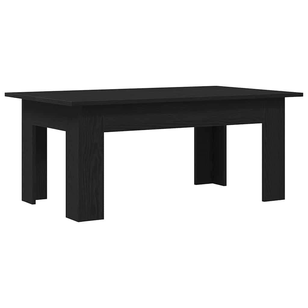 Kava Stol Crni hrast 100 x 60 x 42 cm Konstruirano drvo