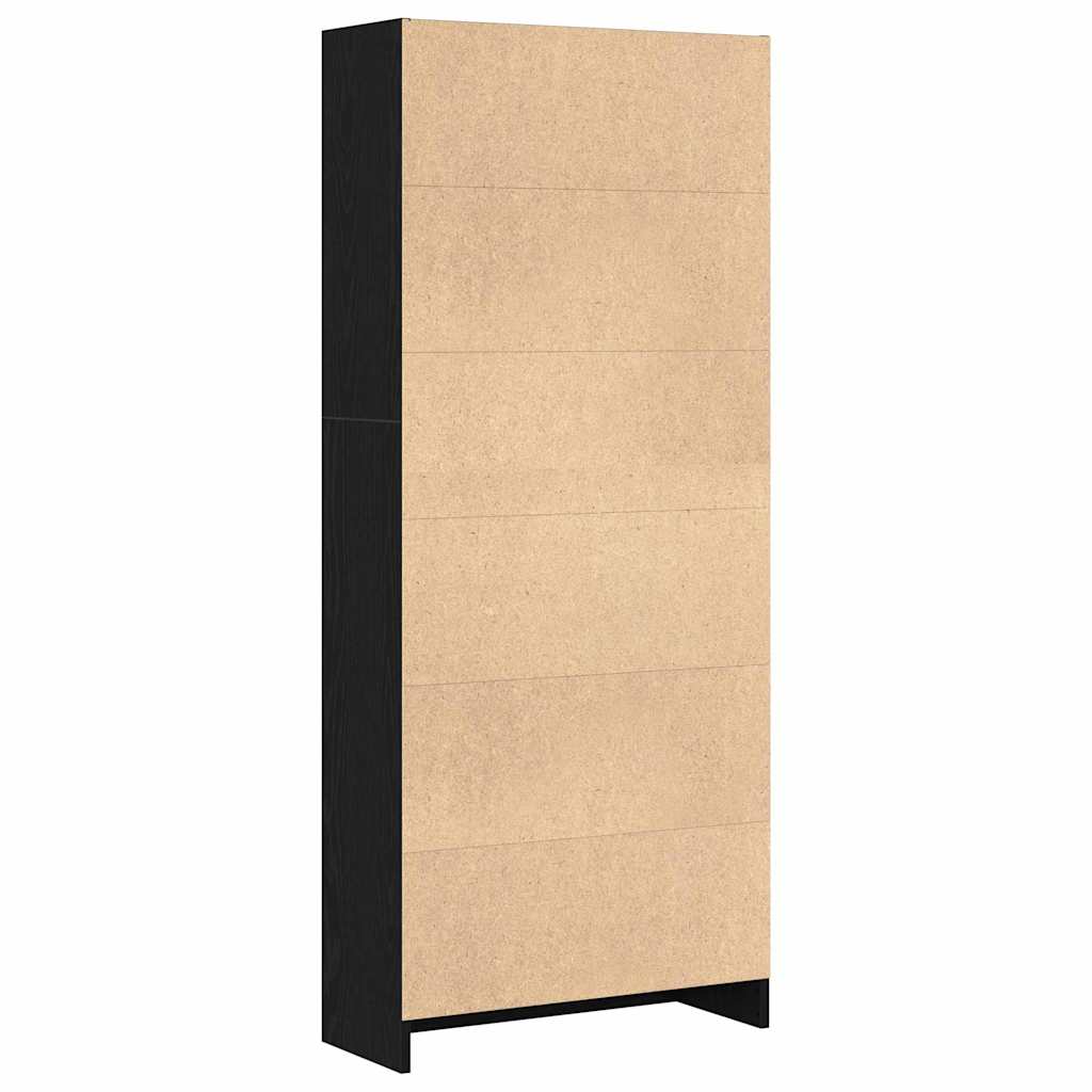 Polica Crni hrast 60 x 24 x 143 cm Konstruirano drvo