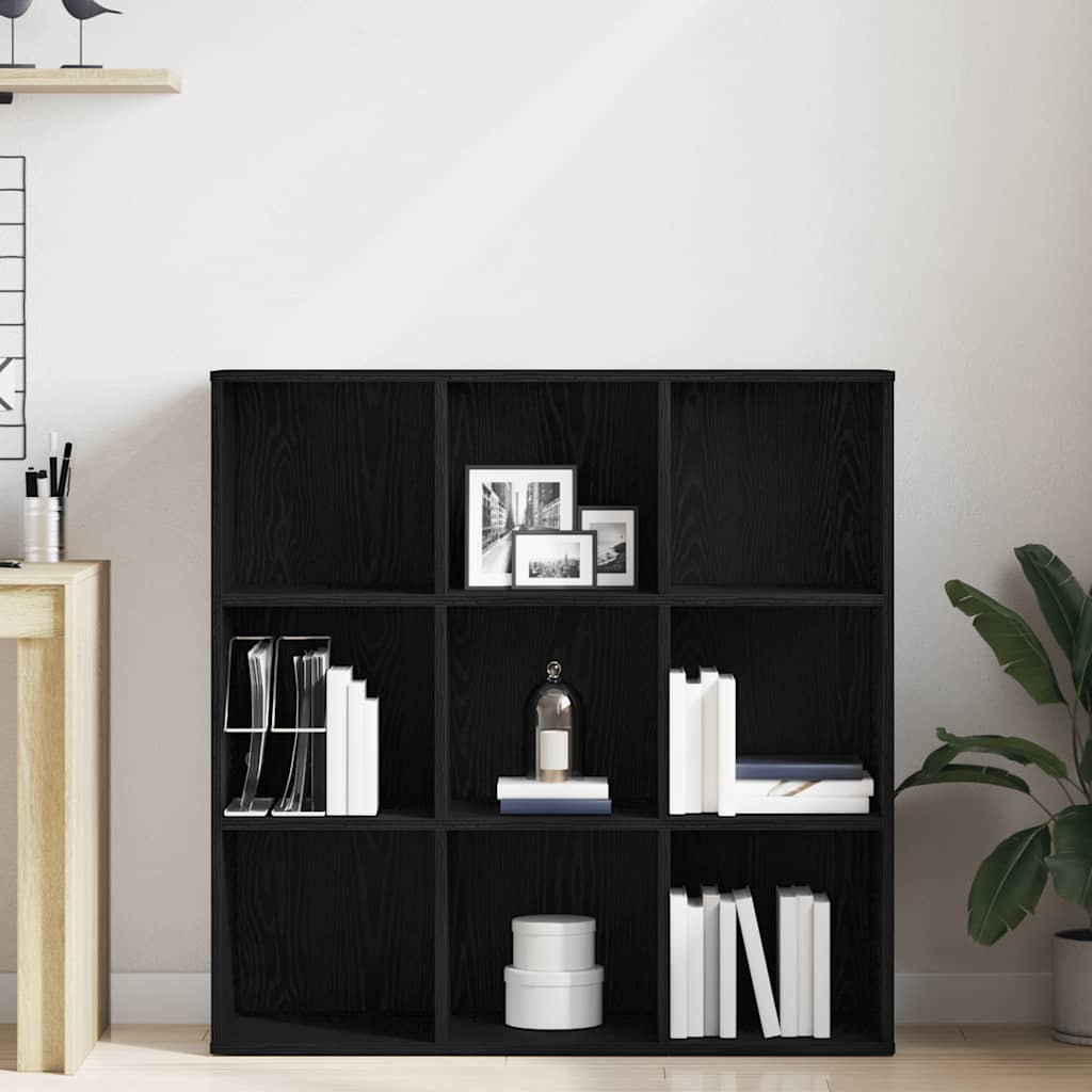 Ormar za knjige crni hrast 98x29x97,5 cm inženjerski drvo