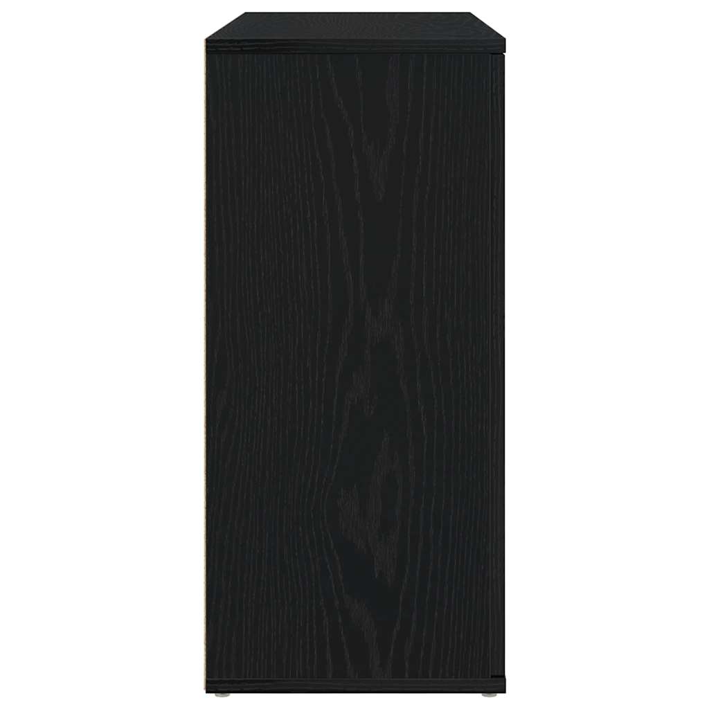 Komoda crni hrast 91x29,5x65 cm konstruirano drvo