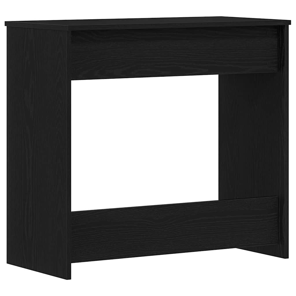 Stol s ladicama Crni hrast 80 x 40 x 75 cm Konstruirano drvo