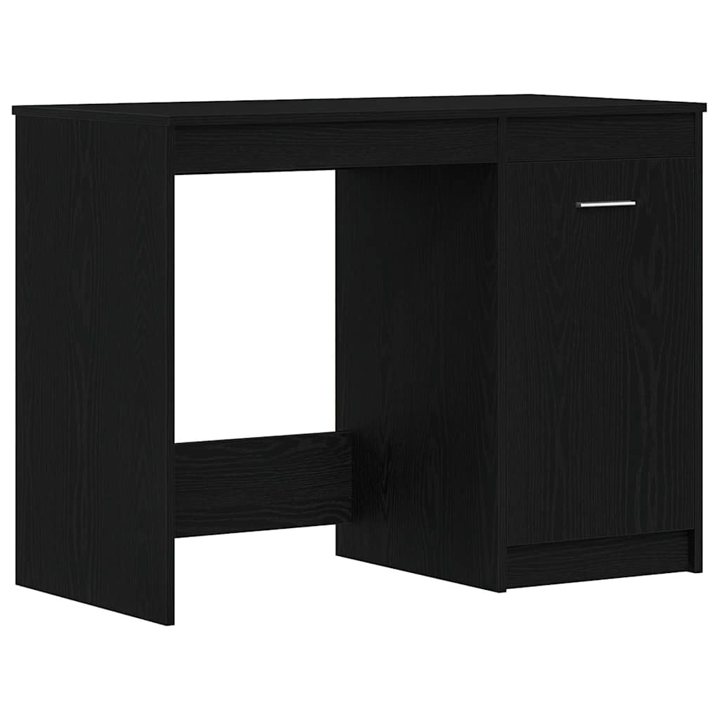 Stol s pohranom Crni hrast 100 x 50 x 76 cm Konstruirano drvo